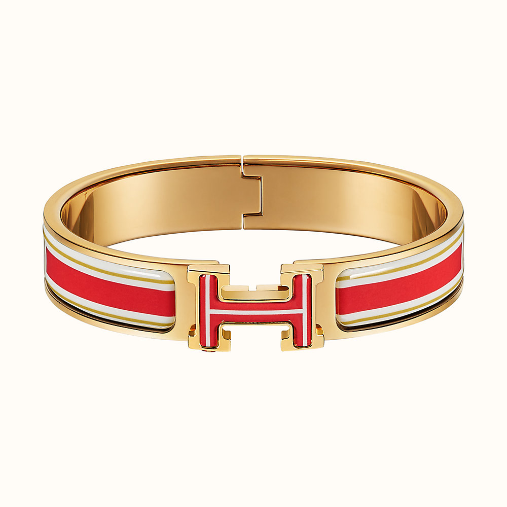 エナメルブレスレット 《クリックH/Hジャンピング》 | Hermès ...